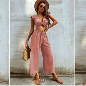 Matching Two Piece Set in Dusty Rose